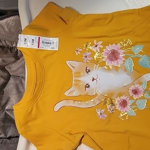 2 - 12 Month Short Sleeve Infant Girls Shirts